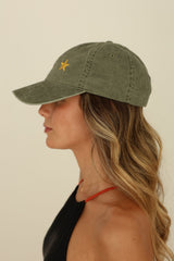 GORRA VERDE ESTRELLA DORADA, GOGANA