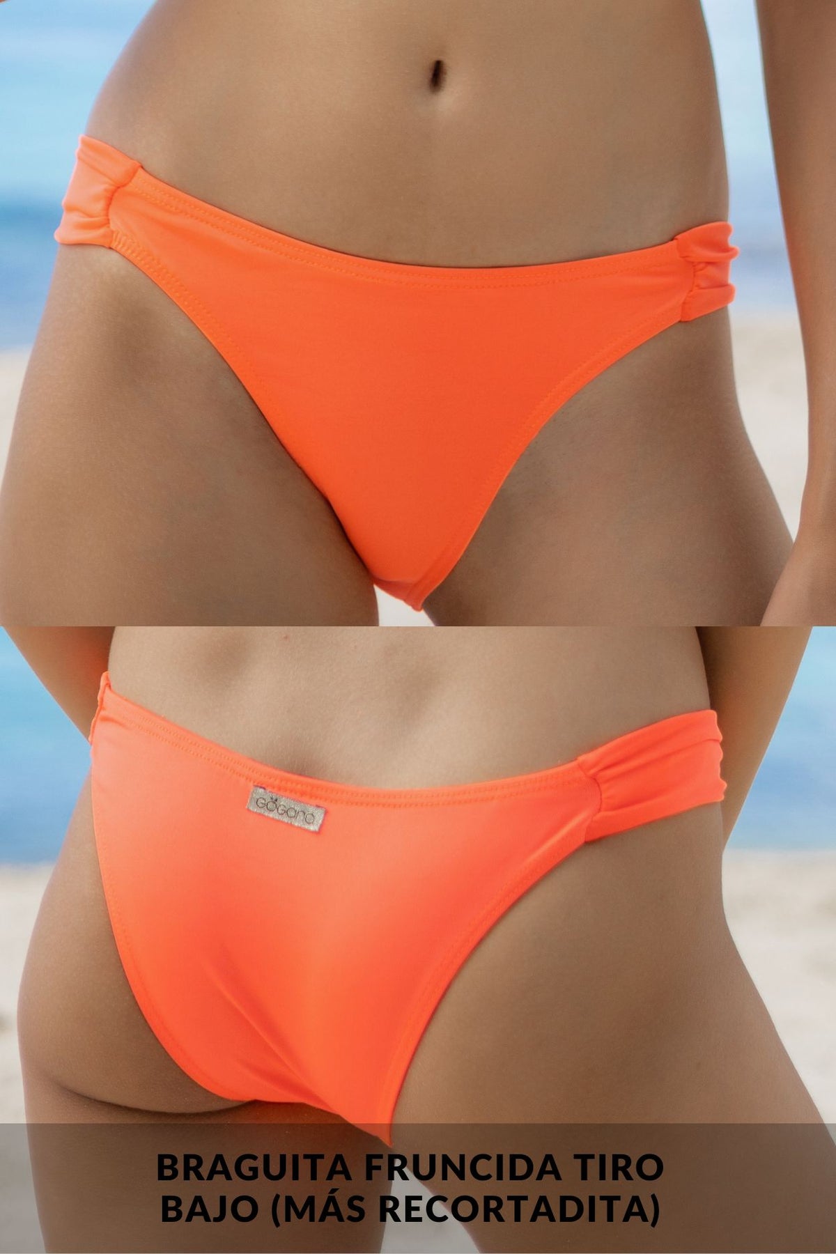Bikini Cruzado Flúor Naranja, Habana