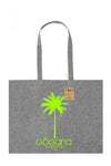 BOLSA PLAYA TOTE BAG GRIS Y FLÚOR, GOGANA