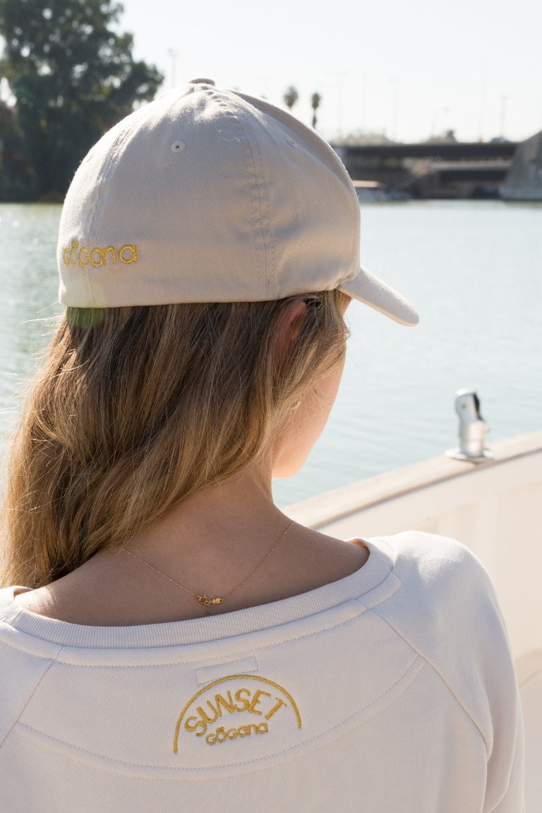 GORRA NATURAL ESTRELLA DORADA