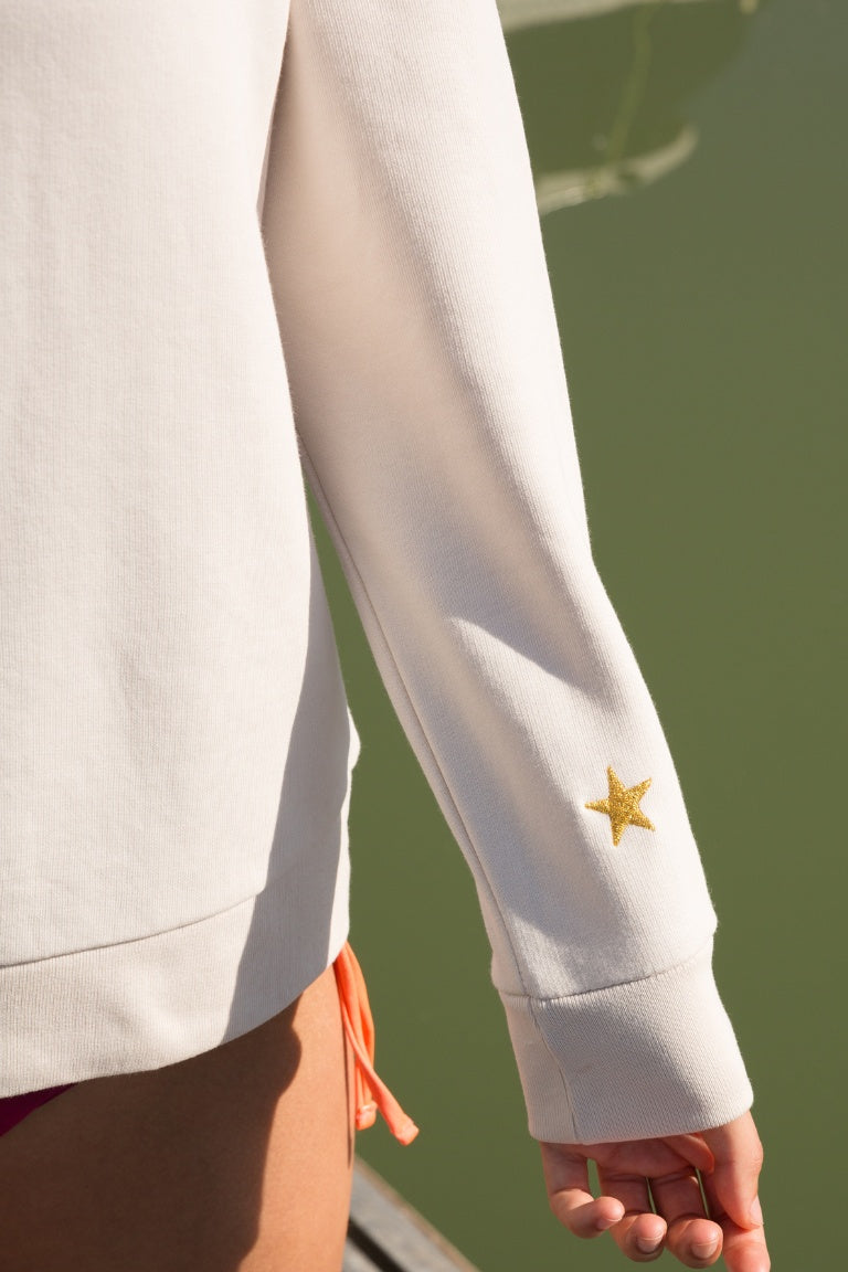 SUDADERA NATURAL ESTRELLA DORADA