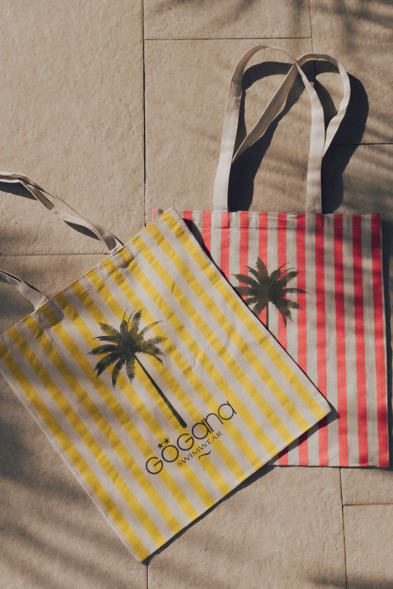 TOTE BAG RAYAS AMARILLAS, GOGANA