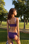 Braguita doble tira morado y rosa Maui