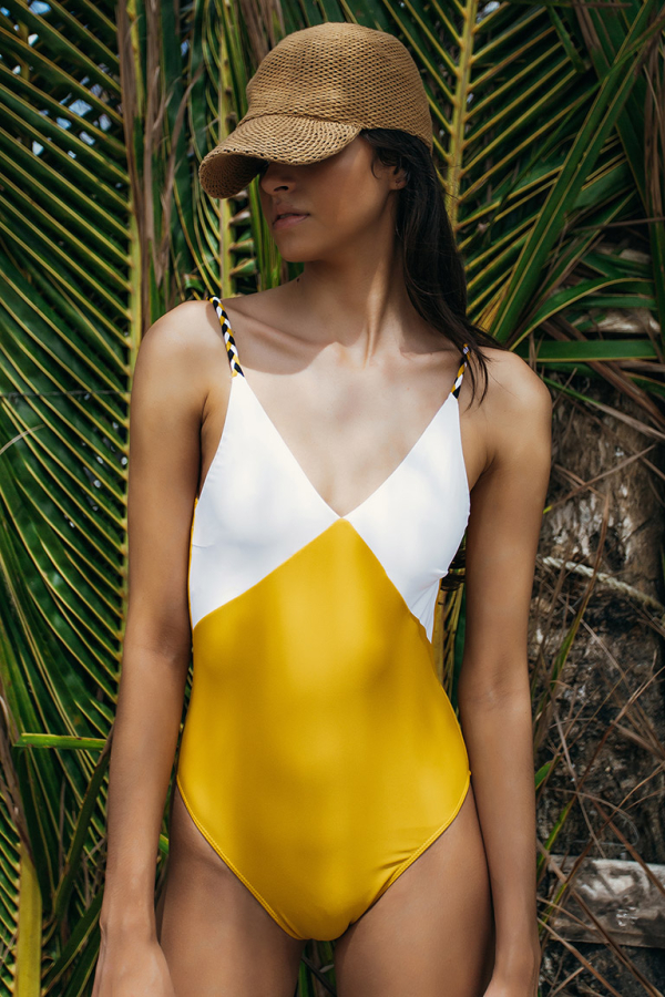 Bañador Amarillo y Blanco, Bolonia